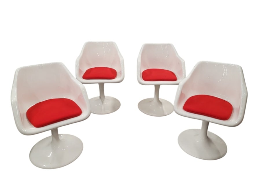 Vintage Set of 4 Tulip Armchairs (1 of 3)