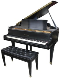 Black Baby Grand Baldwin Piano