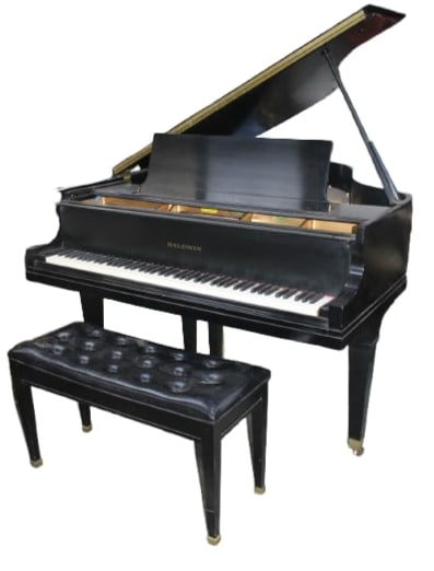 Black Baby Grand Baldwin Piano (1 of 5)