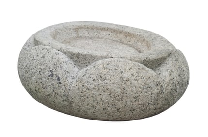 Large Marble Ovoid Sculpture by  McAlister "Mac" Coleman