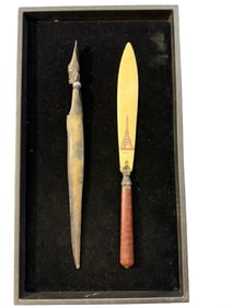 Wood and bone Letter openers