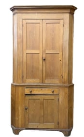 Antique Corner Cabinet Cupboard