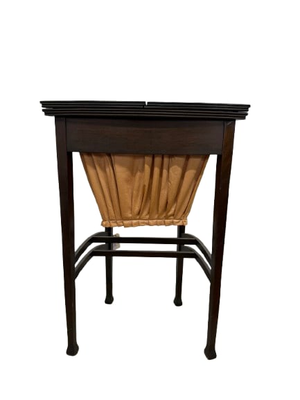Sewing Side Table: Antique Sewing SIde table Very good Height 28" Width 19" Open top 38" Depth 13.5