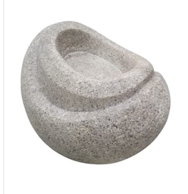 Small Marble Ovoid Sculpture by  McAlister "Mac" Coleman