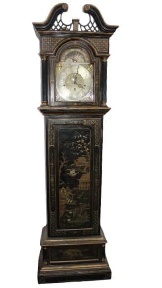 Chinese Chippendale Grandfathers Clock by Sligh (1 of 4)