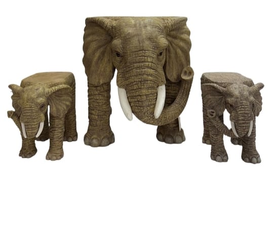 Vintage Elephant plant stands (1 of 4)