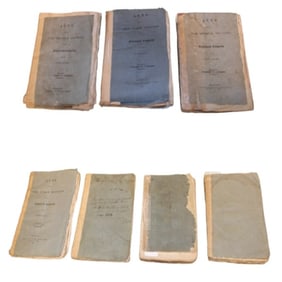 Collection of 7 Volumes of Early United States Acts of Congress, 1810-1827