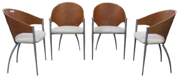 Vintage Cattelan Italian Dining Chairs -A Set of 4
