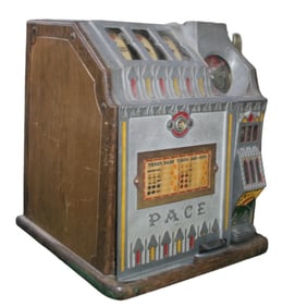 Pace 10c Bantam Slot Machine - all original in working condition
