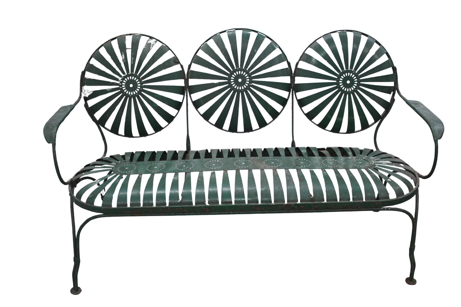 Antique Garden Bench by Francois Carre (1 of 3)