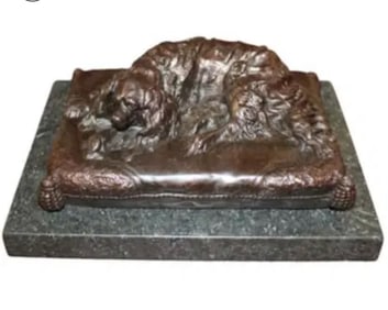 Bronze Irish Setter Sculpture signed by Emmanuel Fremiet, French