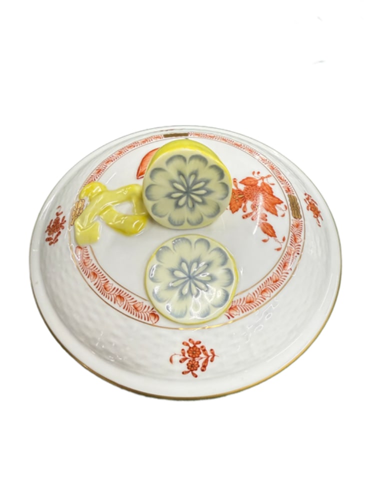 Herend Chinese Bouquet Rust Covered Tureen and Lid (1 of 2)