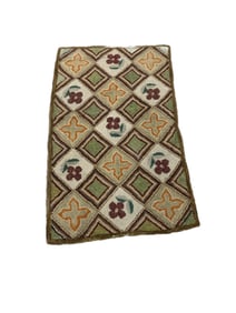 Antique American Hook Rug