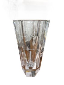 Orrefors Deco Style Glass Vase Signed