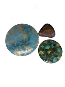 Enamel Plates Set of 3