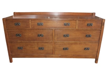 Stickley Low Chest in Oak