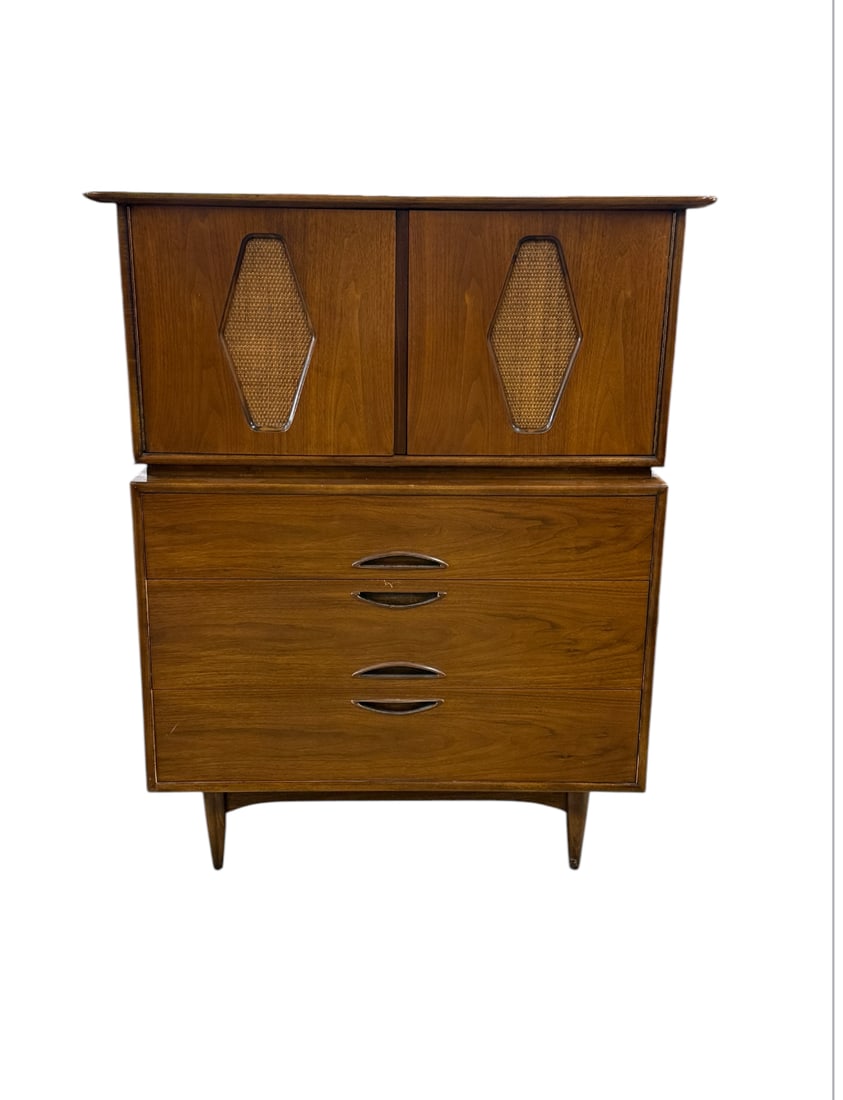 Kent Coffey Greenbriar Walnut Highboy Dresser (1 of 2)