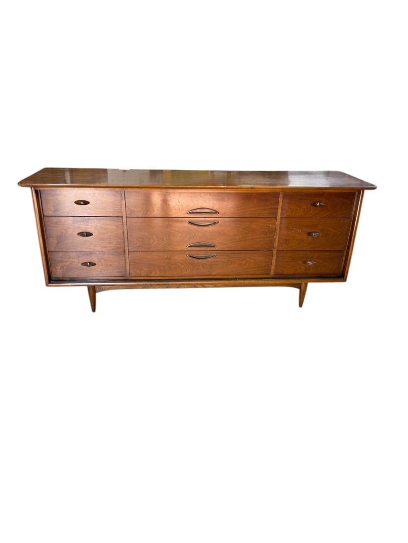 Kent Coffey Greenbriar Walnut Lowboy Dresser (1 of 1)