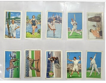 Vintage Cigarette Cards 10 of a series of 48 Cigarette Cards