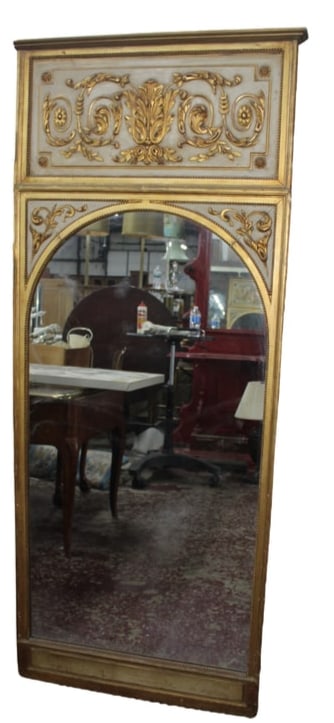 Fine Antique Neoclassical Trumeau Mirror (1 of 4)