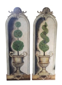 Maitland Smith Panels with Topiaries
