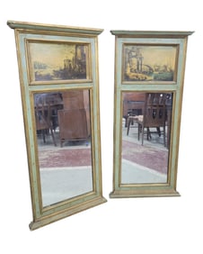 Pair of Trumeau Mirrors