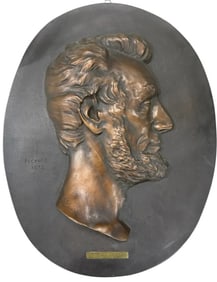 Abraham Lincoln Plaque by Pickett