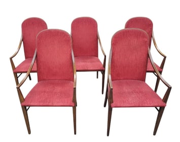 Set 5 Mid Century Modern Dining Chairs