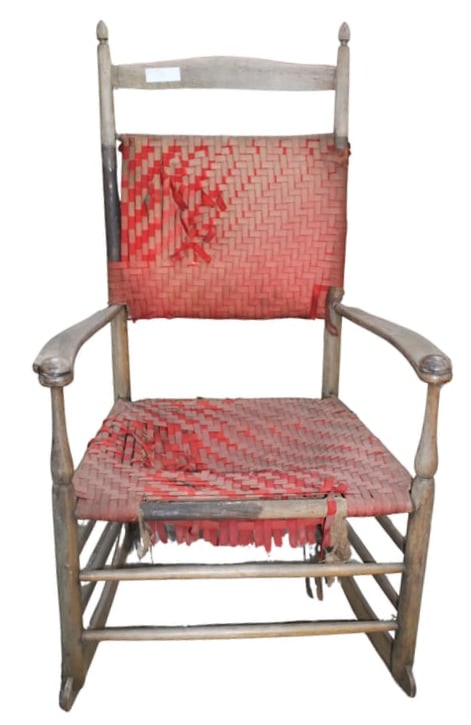 #7 Signed Shaker Arm Rocker (1 of 2)