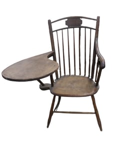 19th Century Windsor Writing Chair