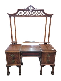 Asian Chippendale Vanity 1940's