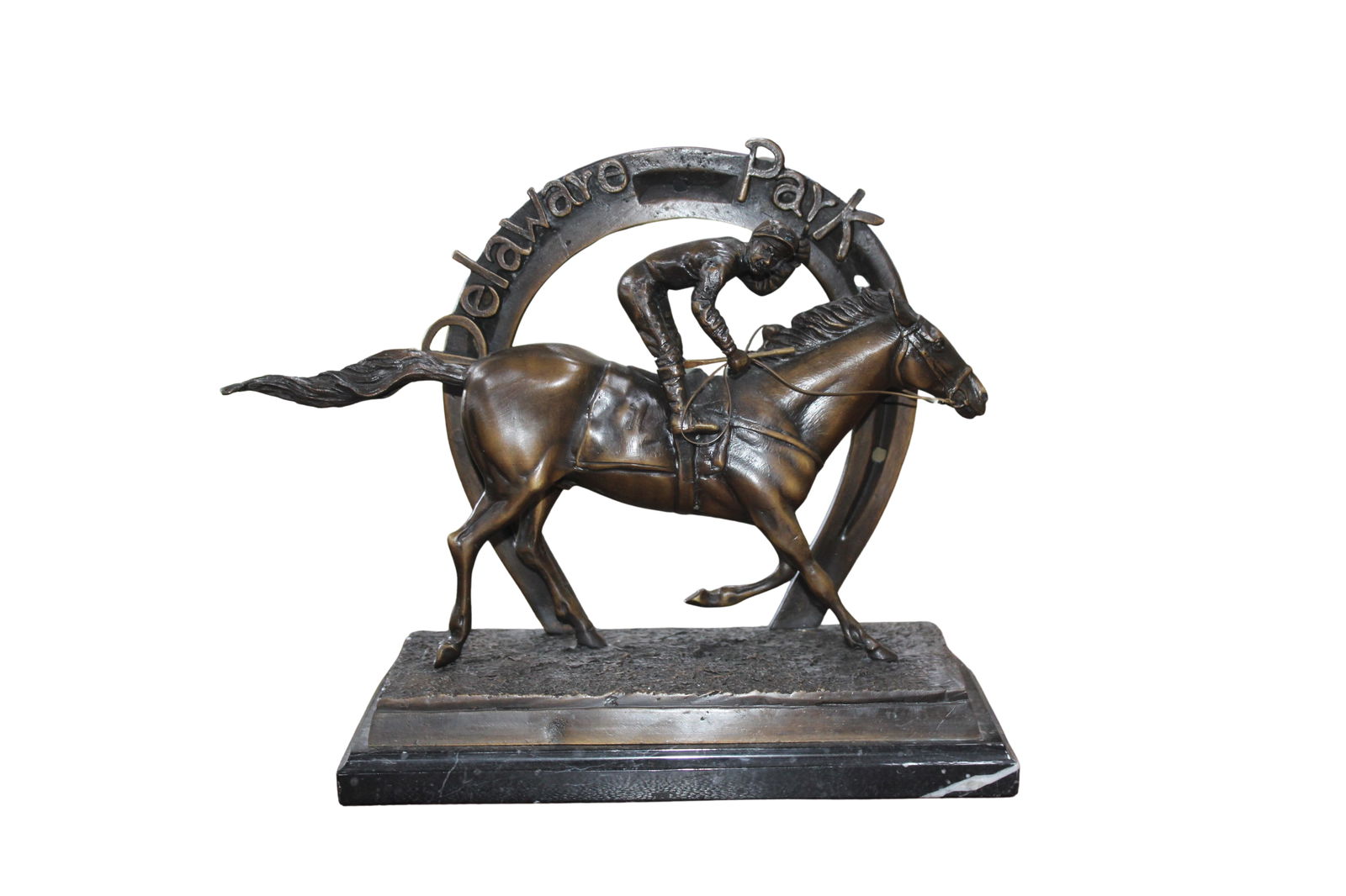 Delaware Park Bronze Equestrian Horse Sculpture (1 of 1)
