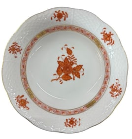 HEREND "Chinese Bouquet" Hand Made and Hand Painted in 24K gold