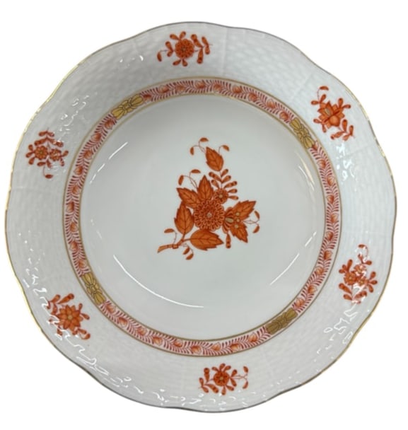 HEREND  "Chinese Bouquet" Hand Made and Hand Painted in 24K gold (1 of 3)