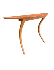 Calligaris 'Modi' wooden console table designed by Edi and Paolo Ciani.