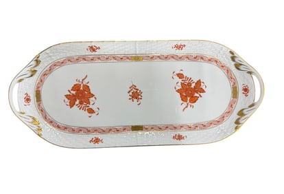 Herend Chinese Bouquet Oblong Serving Tray