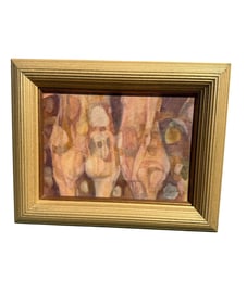 Abstract painting by Anne Bell Greenberg 1971