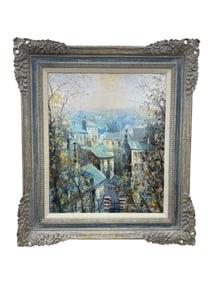 Oil painting by French artist Lucien Delarue