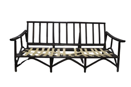 John Wisner for Ficks Reed Sofa Signed