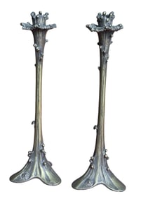 Art Nouveau Candle Sticks (Set of 2)