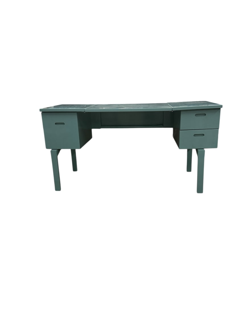 American Folding Military Campaign Mid Century Desk (1 of 8)