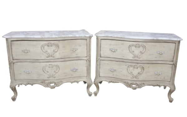 Pair of Louis XV Styles Commodes or Oversized Night Stands