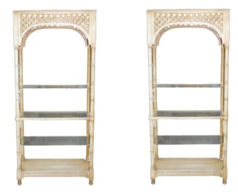 Vintage Mid Century Etageres