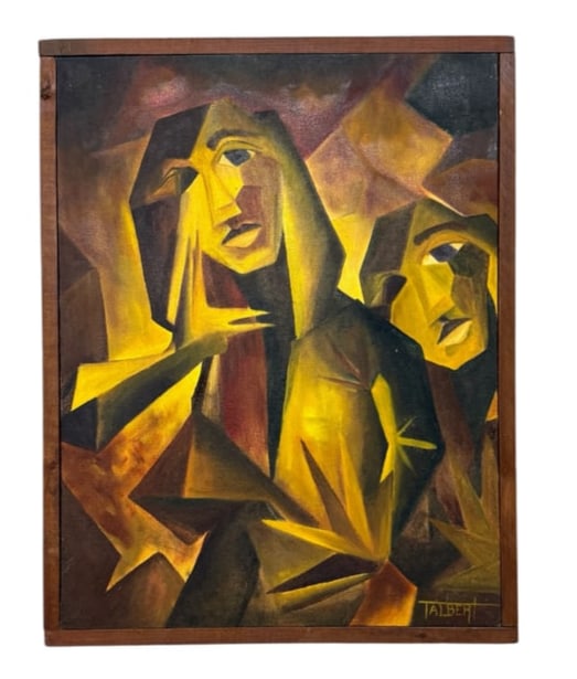 Matthew Talbert Oil Painting Woman Figures (1 of 2)