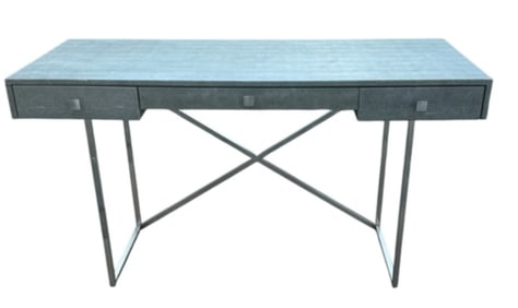 CB2 Shagreen Faux Snakeskin Desk