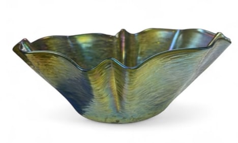 Contemporary Freedom Art Glass Bowl