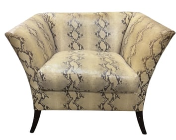 Mid Century Modern Barrel Chair