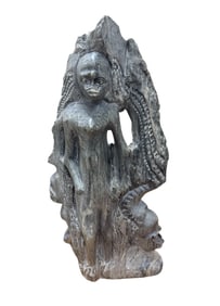 African Tribal Stone Statue pertaining to The Tree of Life