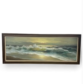 "Seascape Landscape" Signed by Italian artist Giuseppe Rossi (1876-1952