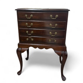 Queen Anne Style Silverware Chest